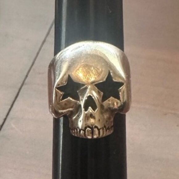 The Great Frog Star Eyes Skull Ring TGF sz 7 US - Picture 2 of 8
